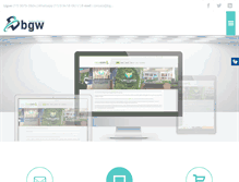 Tablet Screenshot of bgw.com.br